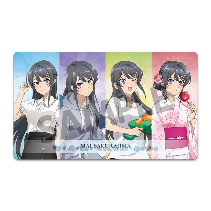 青ブタ　ラバーマット　まとめ売り 青春ブタ野郎シリーズ』描き下ろしラバーマット 桜島麻衣の夏休み ver