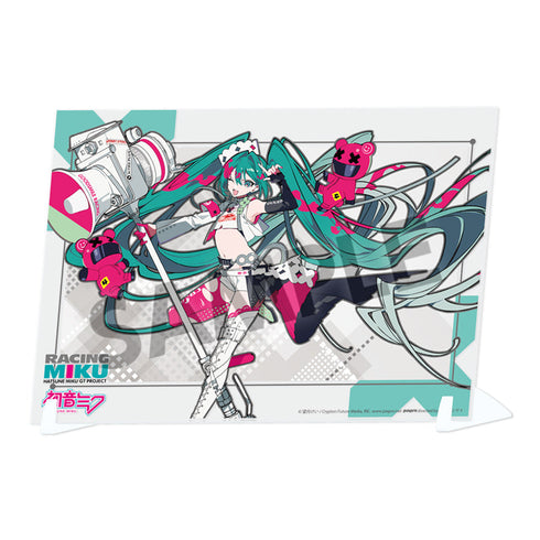 『レーシングミク』2025 キービジュアル2 Ver. ビジュアルアクリルプレート