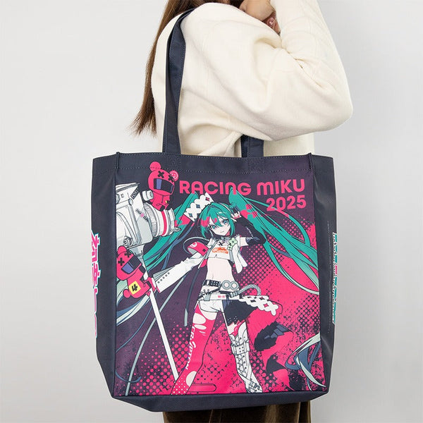 『初音ミク レーシングミク 2025』キービジュアル1 Ver. マチありトートバッグ