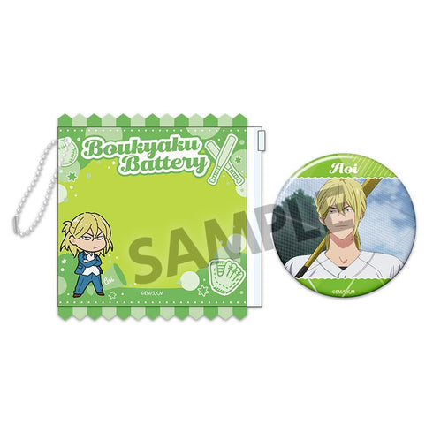 『忘却バッテリー』缶バッジホルダー(缶バッジ付き) 藤堂 葵