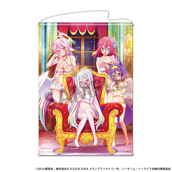 『ノーゲーム・ノーライフ』描き下ろしB2タペストリー ナイトウェア ver.