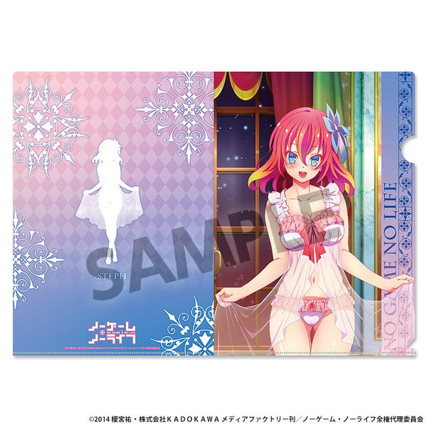 『ノーゲーム・ノーライフ』描き下ろしクリアファイル ステファニー・ドーラ ナイトウェア ver.