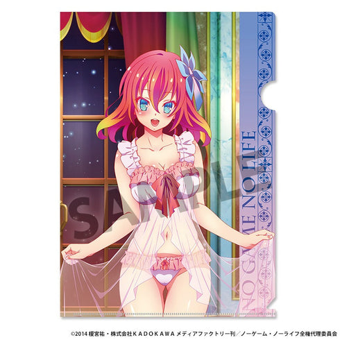 『ノーゲーム・ノーライフ』描き下ろしクリアファイル ステファニー・ドーラ ナイトウェア ver.