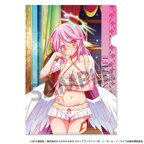 『ノーゲーム・ノーライフ』描き下ろしクリアファイル ジブリール ナイトウェア ver.