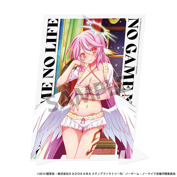『ノーゲーム・ノーライフ』描き下ろしビジュアルアクリルプレート ジブリール ナイトウェア ver.