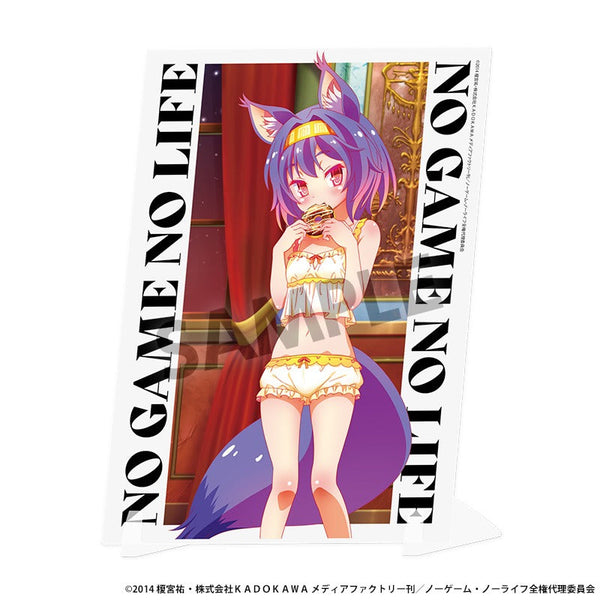 『ノーゲーム・ノーライフ』描き下ろしビジュアルアクリルプレート 初瀬いづな ナイトウェア ver.