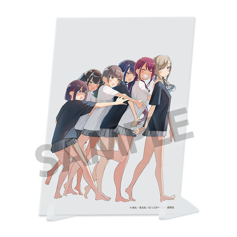 『ばっどがーる』A6ビジュアルアクリルプレート 原作版 集合A