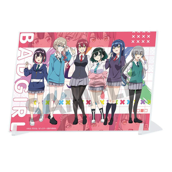 『ばっどがーる』A6ビジュアルアクリルプレート 集合B