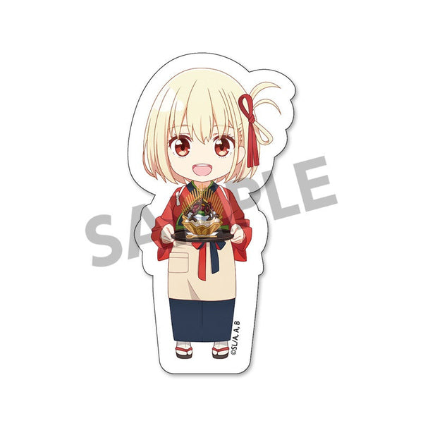 『リコリス・リコイル』ぴくりる! ダイカットステッカー vol.2 錦木千束 喫茶リコリコ制服 ver.