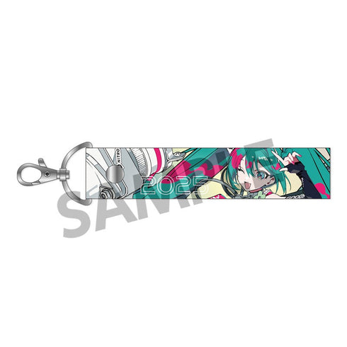『初音ミク レーシングミク 2025』キービジュアル2 Ver. オーロラテープキーホルダー
