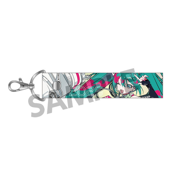 『初音ミク レーシングミク 2025』キービジュアル2 Ver. オーロラテープキーホルダー