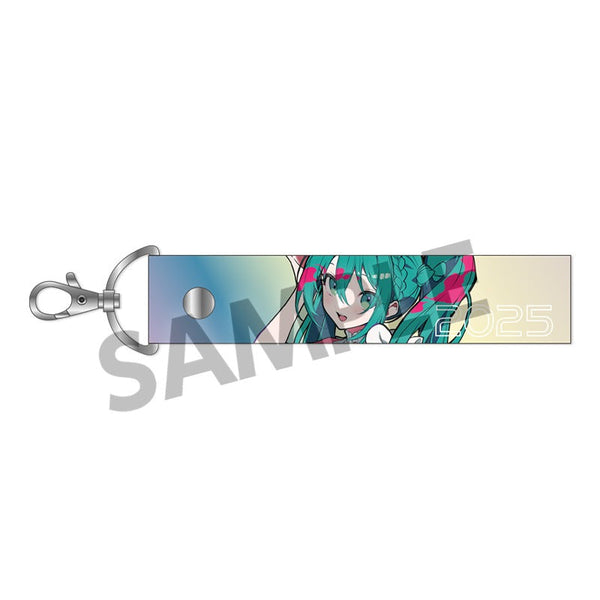 『初音ミク レーシングミク 2025』15th ”Rhapsody” Ver. オーロラテープキーホルダー