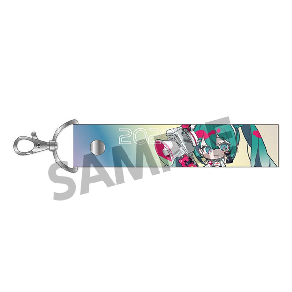 『初音ミク レーシングミク 2025』KV1 ちょこぷに Ver. オーロラテープキーホルダー