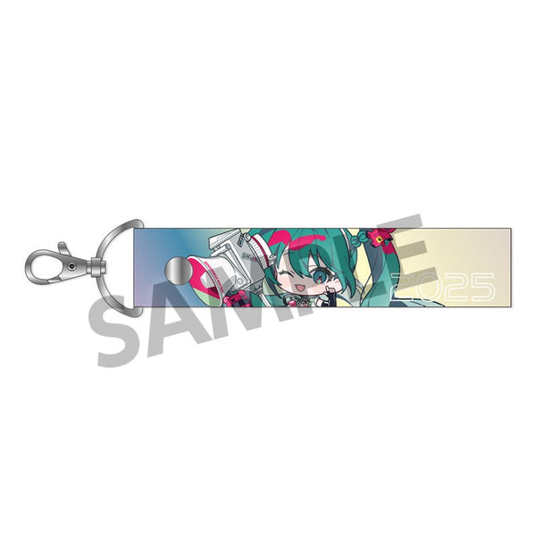 『初音ミク レーシングミク 2025』KV2 ちょこぷに Ver. オーロラテープキーホルダー