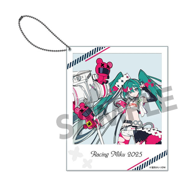 『初音ミク レーシングミク 2025』キービジュアル1 Ver. ポラロイド風アクリルキーホルダー