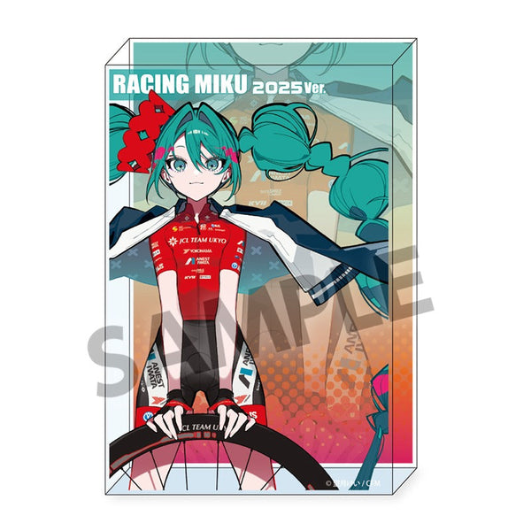 『初音ミク レーシングミク 2025』JCL TEAM UKYO 応援 Ver. アクリルブロック