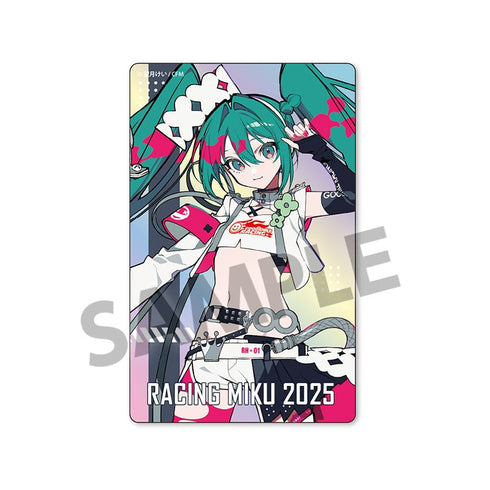『初音ミク レーシングミク 2025』キービジュアル1 Ver. オーロラステッカー