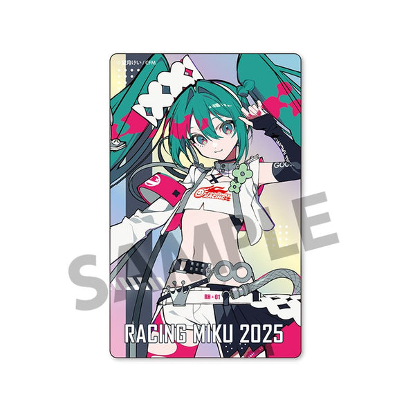 『初音ミク レーシングミク 2025』キービジュアル1 Ver. オーロラステッカー