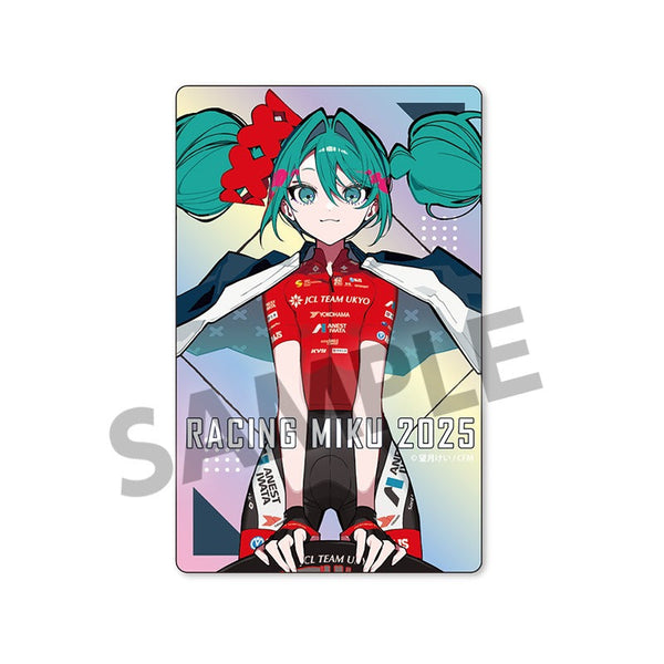 『初音ミク レーシングミク 2025』JCL TEAM UKYO 応援 Ver. オーロラステッカー