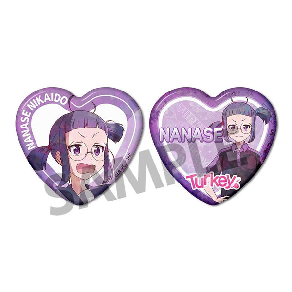 『Turkey!』ホログラムハート型缶バッジセット 二階堂七瀬
