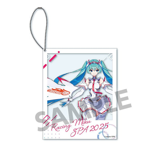 『初音ミク レーシングミク』SPA 2025 キービジュアル1 Ver. ポラロイド風アクリルキーホルダー