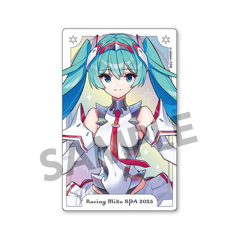 『初音ミク レーシングミク』SPA 2025 キービジュアル1 Ver. オーロラステッカー