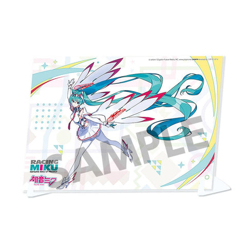 『初音ミク レーシングミク』SPA 2025 キービジュアル2 Ver. ビジュアルアクリルプレート