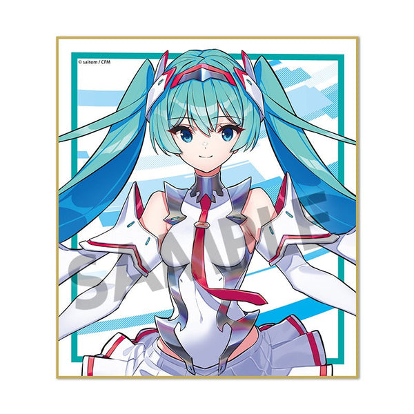 『初音ミク レーシングミク』SPA 2025 キービジュアル1 Ver. ミニ色紙