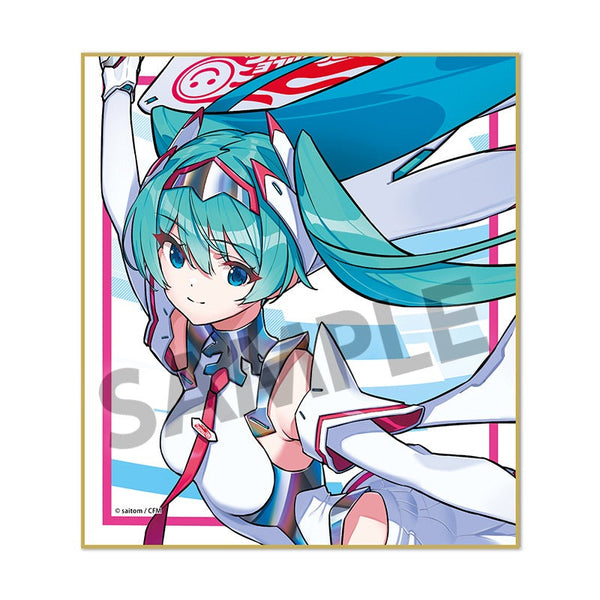 『初音ミク レーシングミク』SPA 2025 キービジュアル2 Ver. ミニ色紙