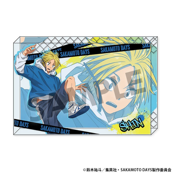 『SAKAMOTO DAYS』描き下ろしアクリルブロック 朝倉シン パルクール ver.