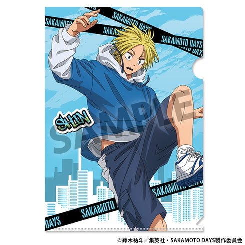 『SAKAMOTO DAYS』描き下ろしクリアファイル 朝倉シン パルクール ver.
