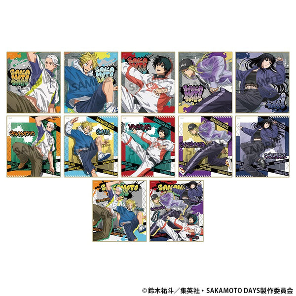 『SAKAMOTO DAYS』描き下ろしトレーディングミニ色紙 パルクール ver.【BOX】