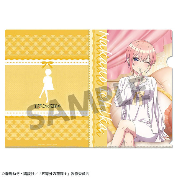 『五等分の花嫁*』描き下ろしクリアファイル 中野一花 ナイトウェア ver.