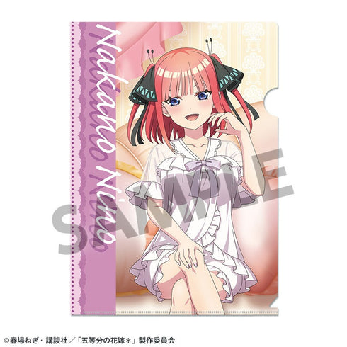『五等分の花嫁*』描き下ろしクリアファイル 中野二乃 ナイトウェア ver.