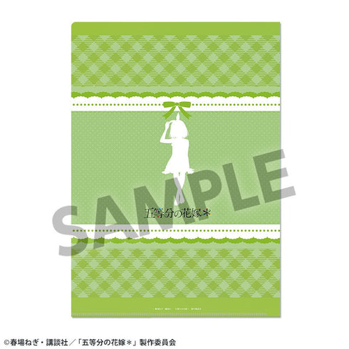 『五等分の花嫁*』描き下ろしクリアファイル 中野四葉 ナイトウェア ver.