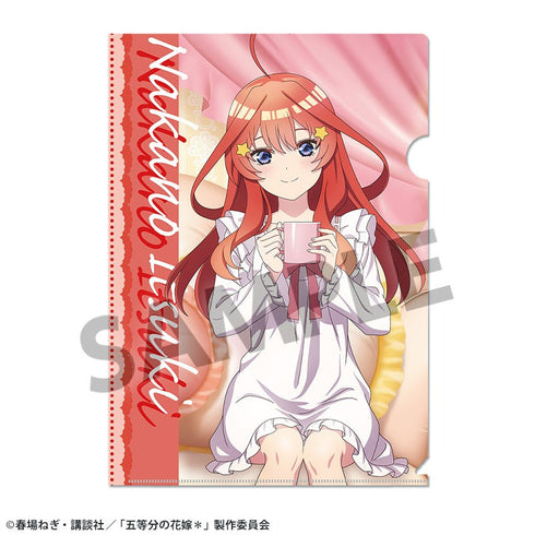 『五等分の花嫁*』描き下ろしクリアファイル 中野五月 ナイトウェア ver.