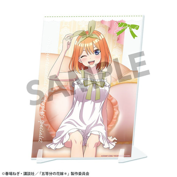 『五等分の花嫁*』描き下ろしビジュアルアクリルプレート 中野四葉 ナイトウェア ver.