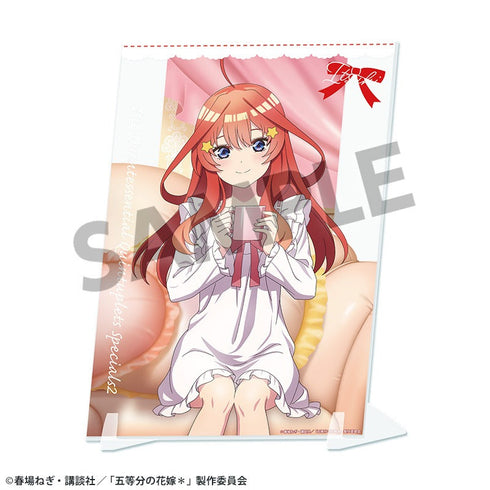 『五等分の花嫁*』描き下ろしビジュアルアクリルプレート 中野五月 ナイトウェア ver.