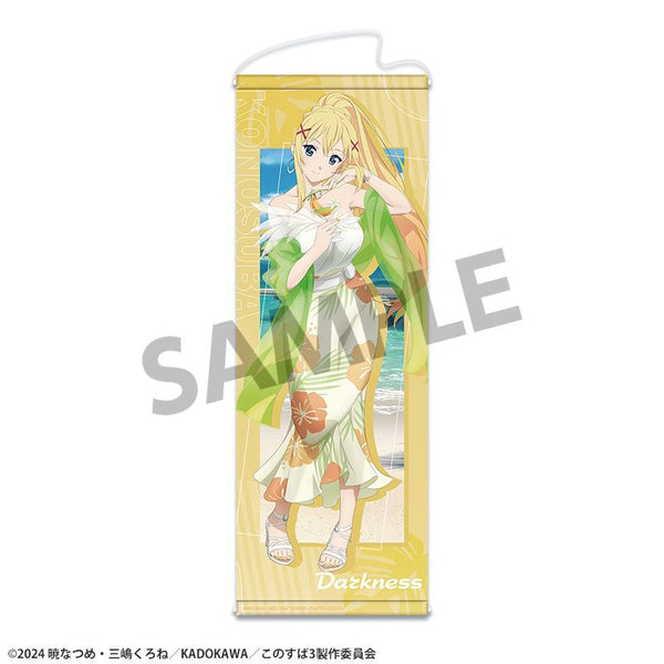 《為這美好的世界獻上祝福!》全新繪製窄幅掛毯 達克妮絲 度假版