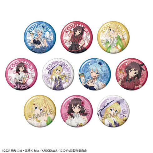 《為這美好的世界獻上祝福!》全新繪製收藏徽章 度假版【BOX】