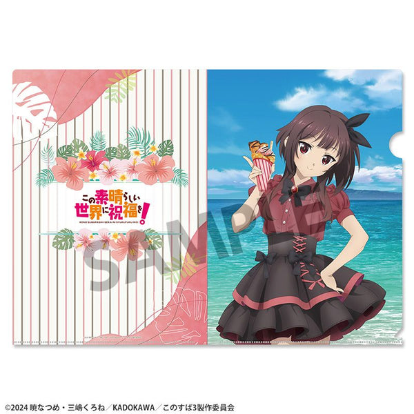 《为这美好的世界献上祝福!》全新绘制透明文件夹 梅古明 度假版