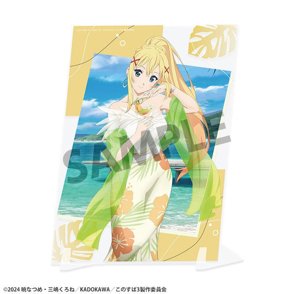 《为这美好的世界献上祝福!》全新绘制视觉亚克力板 达克妮丝 度假版