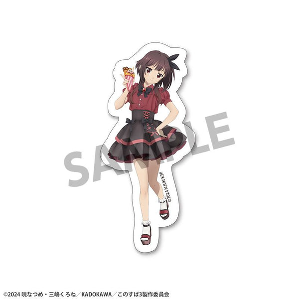 《为这美好的世界献上祝福!》全新绘制异形贴纸 梅古明 度假版