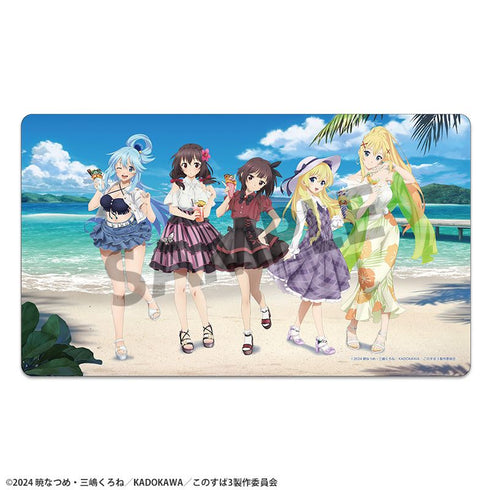 《为这美好的世界献上祝福!》全新绘制橡胶垫 度假版