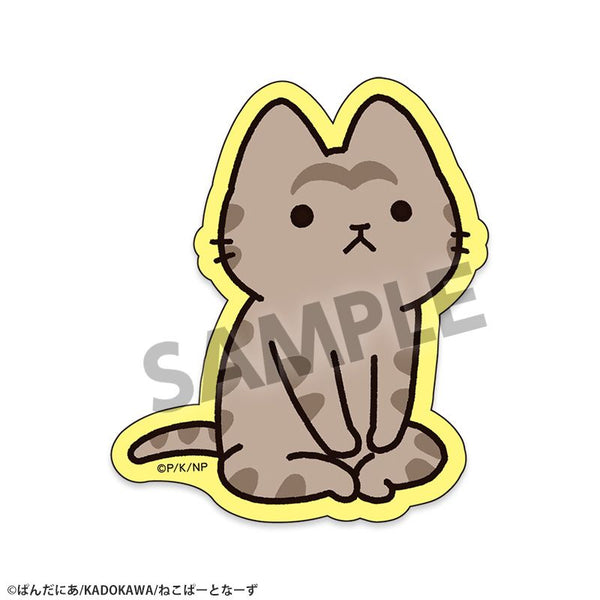 『うごく!ねこむかしばなし』アクリルステッカー キジトラ