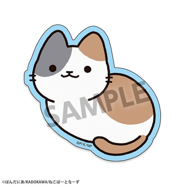 『うごく!ねこむかしばなし』アクリルステッカー ミケネコ