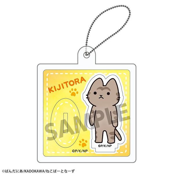 『うごく!ねこむかしばなし』ハコキーホルダー キジトラ