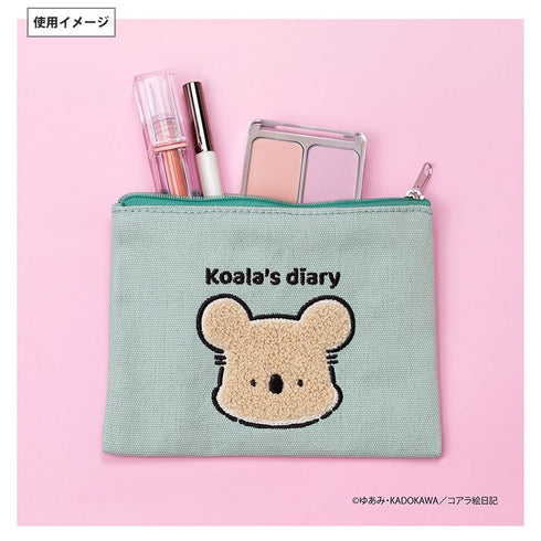 『コアラ絵日記』サガラ刺繍ポーチ