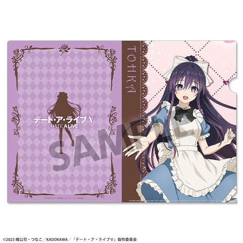 『デート・ア・ライブV』描き下ろしクリアファイル 夜刀神十香 不思議の国のアリス ver.