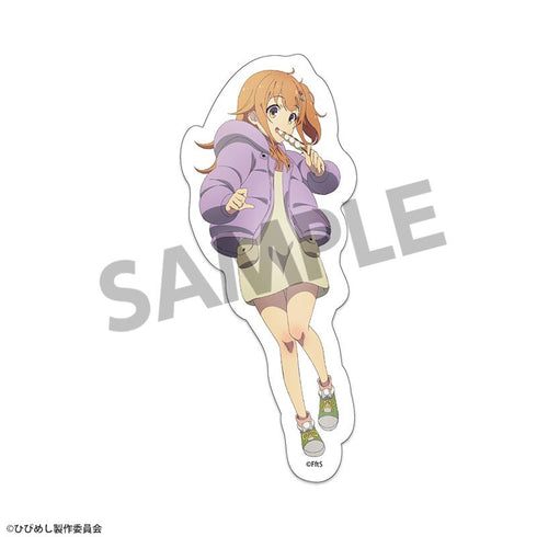 『日々は過ぎれど飯うまし』描き下ろしダイカットステッカー 小川しのん ゆく年くる年 ver.